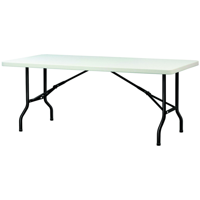 MESA PLEGABLE POLIETILENO 183 X 76 CM