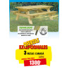 3 MESAS DE MADERA CANADÁ