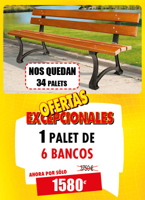 6 BANCOS PARA PARQUES MALU