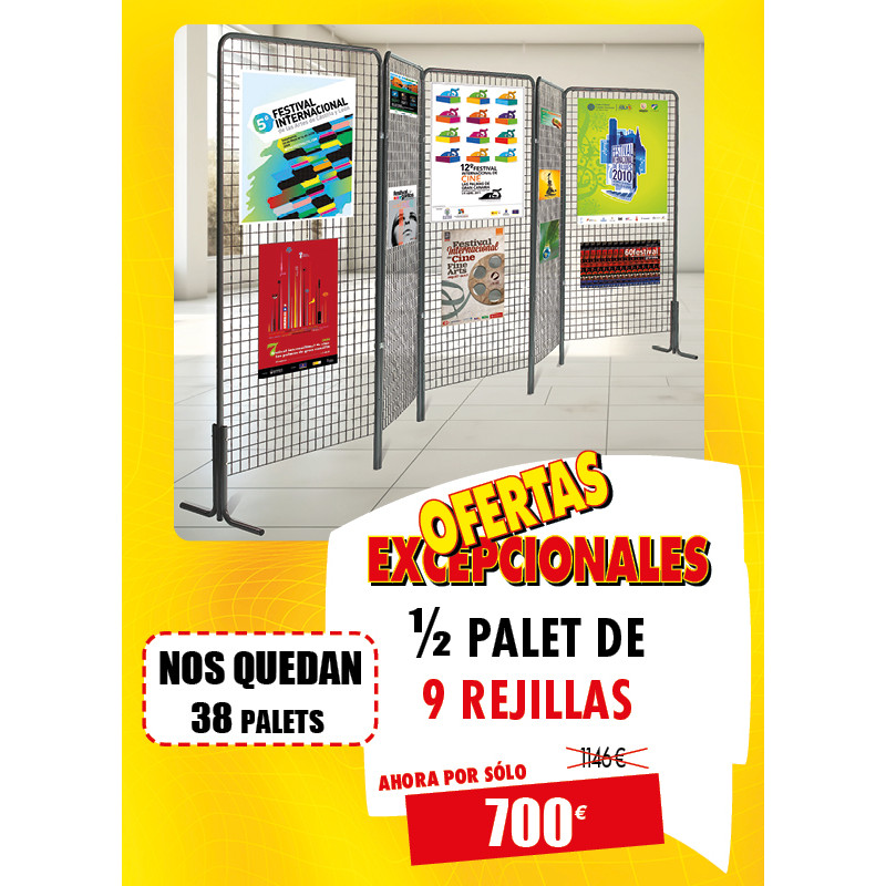 9 REJILLAS DE EXPOSICIÓN