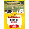 5 MESAS DE MADERA CANADÁ