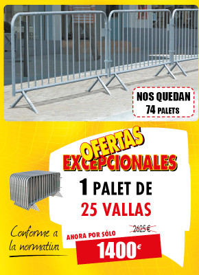 25 VALLAS DE SEGURIDAD 14 BARROTES