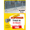 25 VALLAS DE SEGURIDAD 14 BARROTES