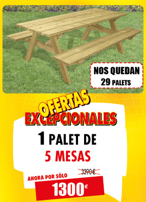 5 MESAS DE PICNIC CANADÁ ECO