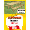 5 MESAS DE PICNIC CANADÁ ECO