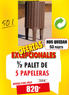 5 PAPELERAS URBANAS ECOCITY