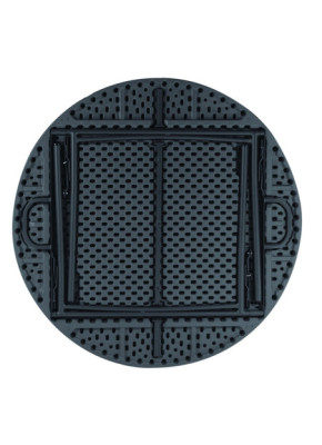 MESA POLIETILENO REDONDA GAMA GRIS