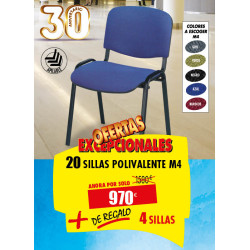20 SILLAS POLIVALENTE + DE...