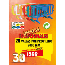 20 VALLAS DE SEGURIDAD DE...