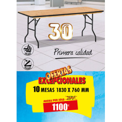 10 MESAS MULTISERVICIOS...