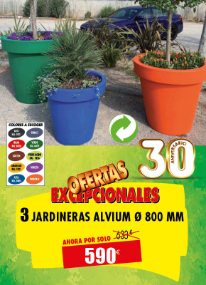 3 JARDINERAS ALVIUM