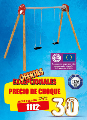 PRECIO DE CHOQUE COLUMPIO PARA PARQUE YERA