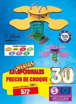 PRECIO DE CHOQUE BALANCÍN TRÉBOL