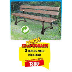 3 BANCOS URBANO RECICLADO