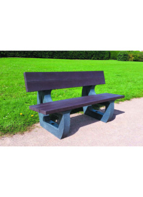 BANCO Y BANQUETA PARA JARDINES PARC ECO