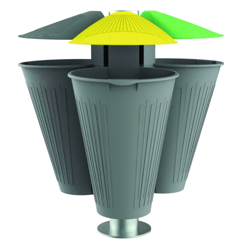 PAPELERA DE RECICLAJE CUCURUCHO