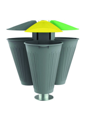 PAPELERA DE RECICLAJE CUCURUCHO