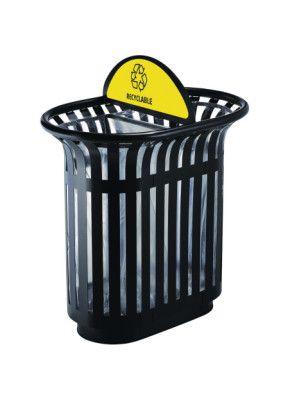 PAPELERA URBANA TULIPA RECICLAJE SELECTIVO