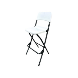 TABURETE PLEGABLE BLANCO