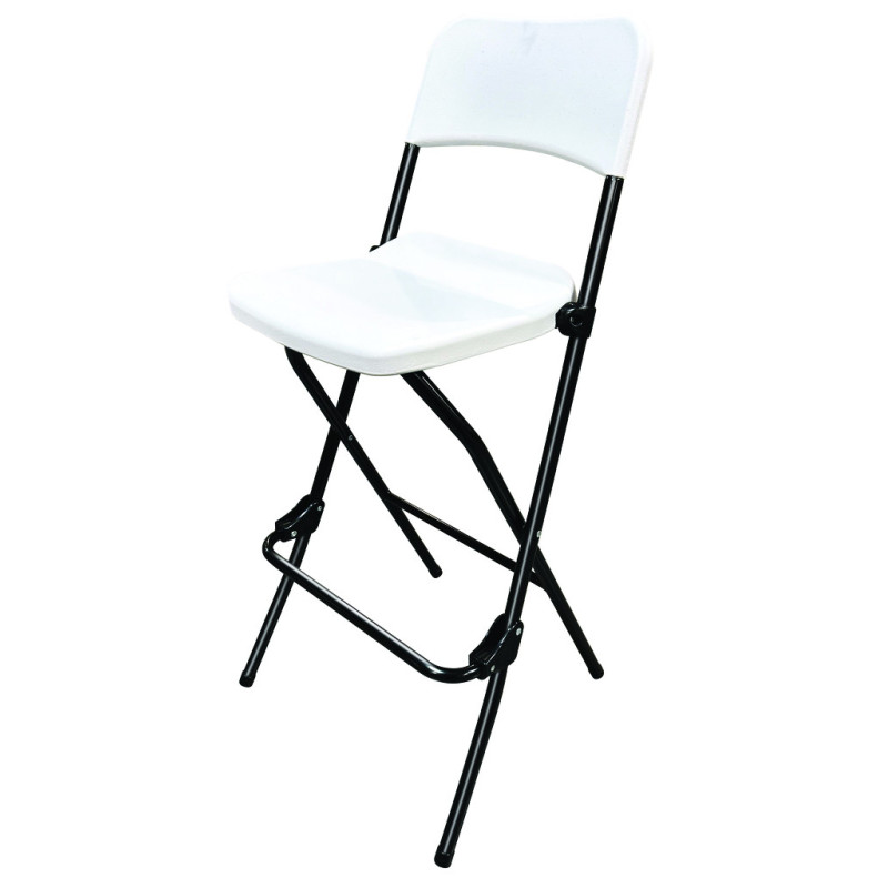 TABURETE PLEGABLE BLANCO