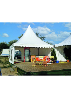 CARPA DE RECEPCIÓN PIRÁMIDE