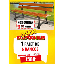 6 BANCOS PARA PARQUES MALU