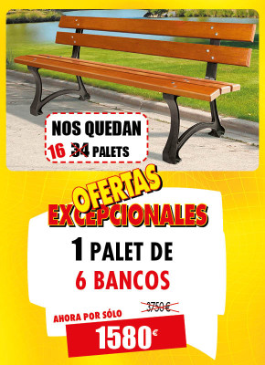 6 BANCOS PARA PARQUES MALU