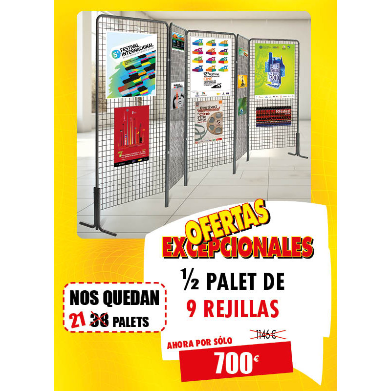 9 REJILLAS DE EXPOSICIÓN