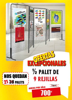 9 REJILLAS DE EXPOSICIÓN