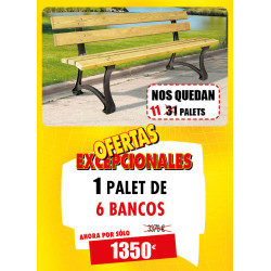 6 BANCOS EXTERIOR MALU DE PINO