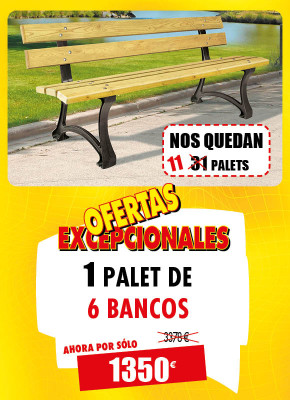 6 BANCOS EXTERIOR MALU DE PINO