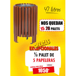 5 PAPELERAS PARQUE MARÍA