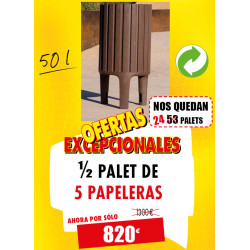 5 PAPELERAS URBANAS ECOCITY