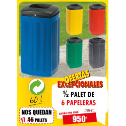 6 PAPELERAS URBANAS TOSCANA