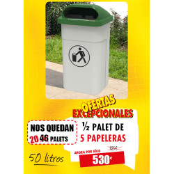 5 PAPELERAS DE CALLE URBAN