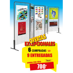 6 REJILLAS DE EXPOSICIÓN...