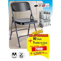 96 SILLAS METÁLICAS...