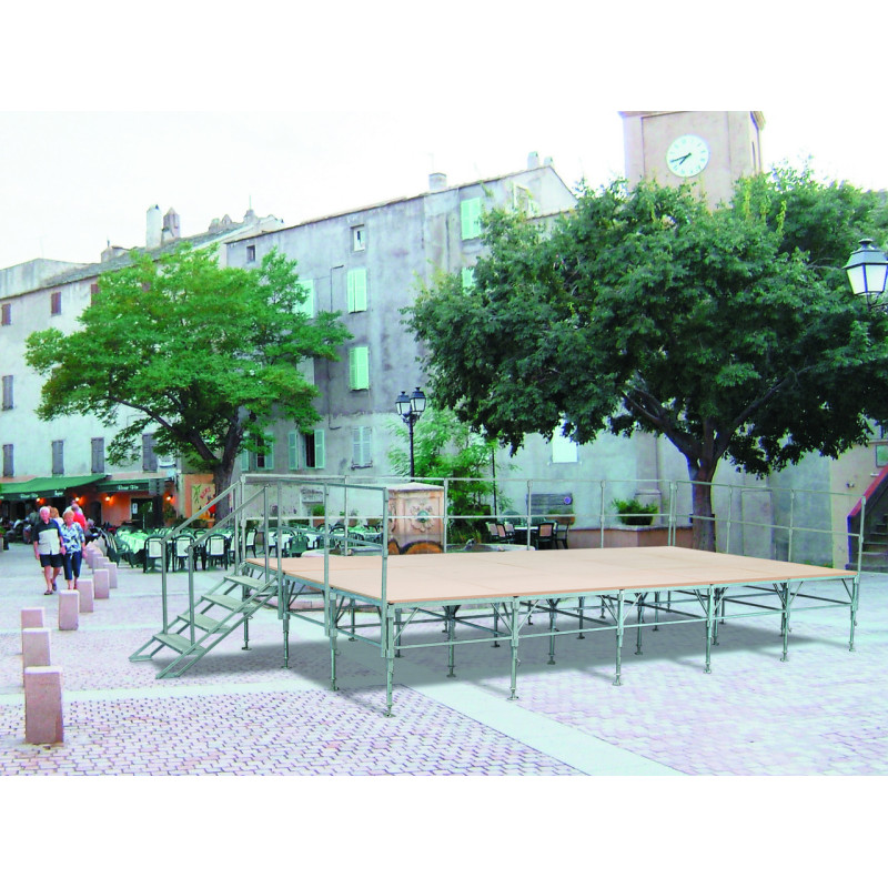 ESCENARIO DESMONTABLE MULTIUSOS INTERIOR/EXTERIOR