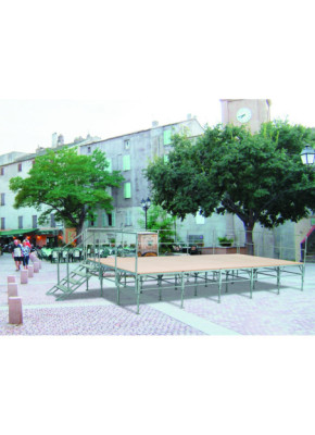 ESCENARIO DESMONTABLE MULTIUSOS INTERIOR/EXTERIOR