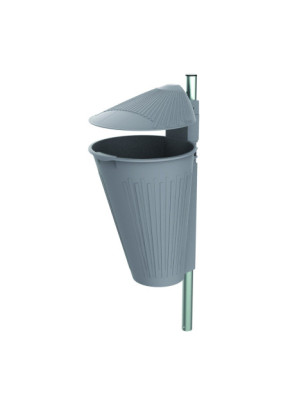 POSTE PARA PAPELERA DE EXTERIOR CUCURUCHO