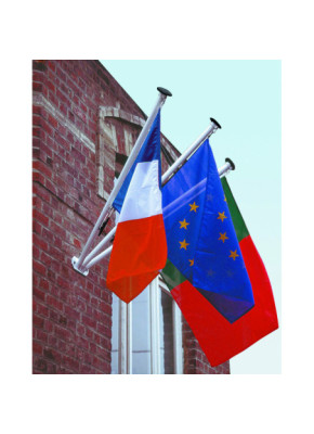 MÁSTIL DE FACHADA DE ALUMINIO