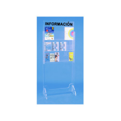 MUEBLE EXPOSITOR ZIGZAG