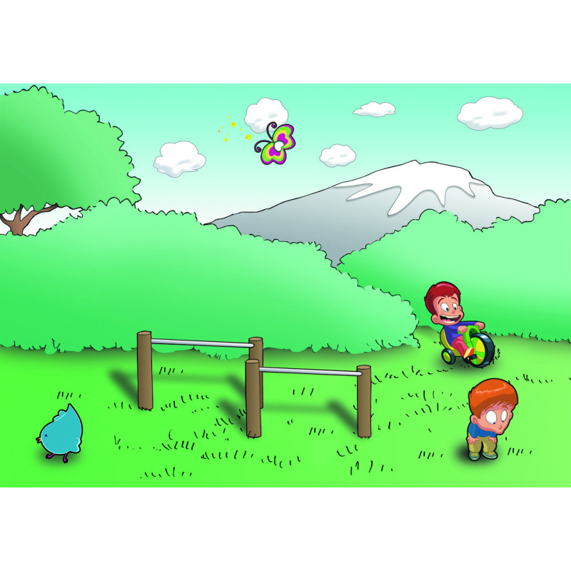 CIRCUITO BIOSALUDABLE PARA NIÑOS - VALLAS DE SALTO