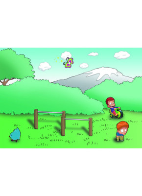 CIRCUITO BIOSALUDABLE PARA NIÑOS - VALLAS DE SALTO