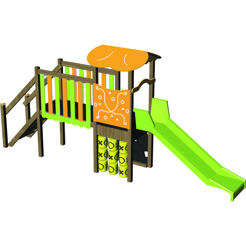 CONJUNTO DE JUEGOS INFANTILES BOTÓN DE ORO