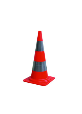 CONOS DE OBRAS REFLECTANTES - LOTE DE 5