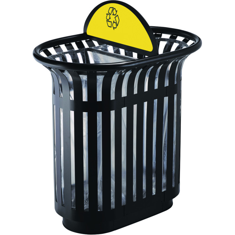 PAPELERA URBANA TULIPA RECICLAJE SELECTIVO