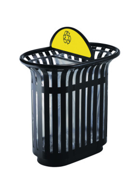 PAPELERA URBANA TULIPA RECICLAJE SELECTIVO