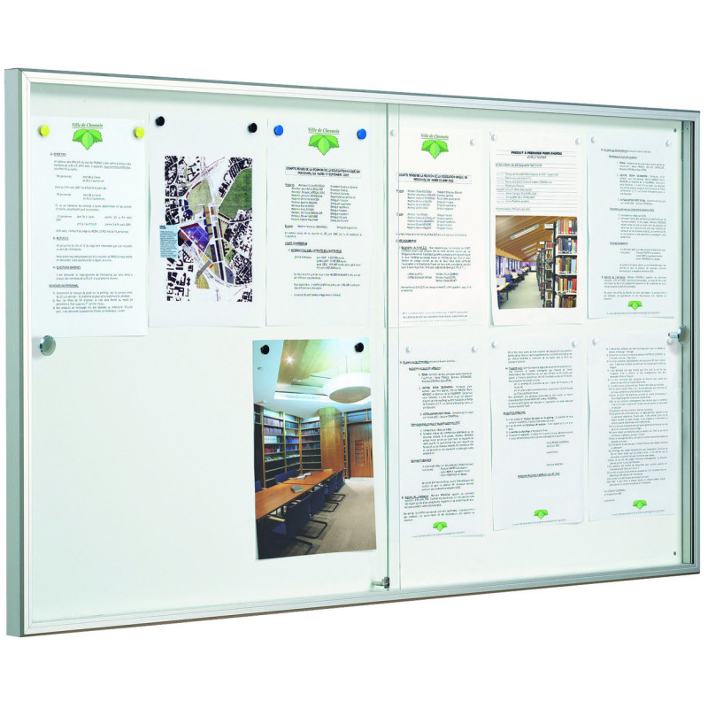 VITRINA INFORMATIVA REFERENCIA PUERTA CORREDERA