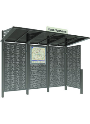 Modelo con fondo de acero